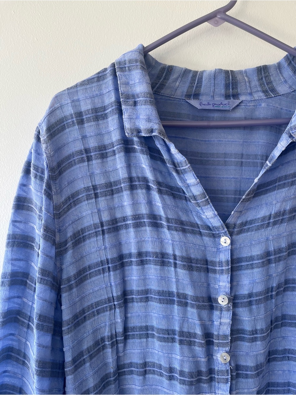 Fresh Produce button down - Picture 2 of 7
